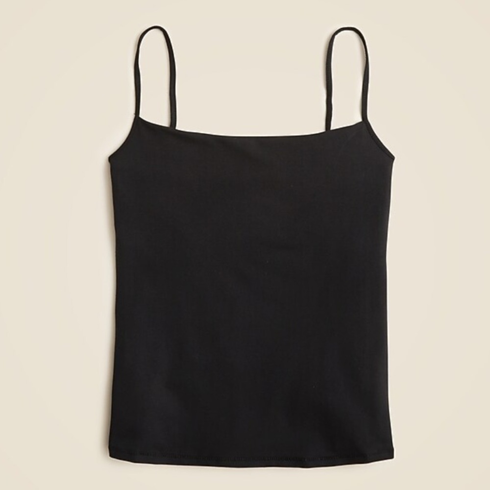 J. Crew Black Spaghetti Strap Tank Top